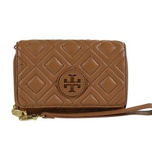 Tory Burch Marion quilted leather wristlet
